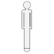 Design-Heizk�rper ORESTE Warmwasser wei�