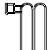 Design-Heizk�rper TUBONE V1D-150 wei�