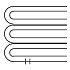 Design-Heizk�rper TUBONE O3-150 wei�