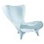 ORGONE LOUNGE CHAIR Lounge Sessel wei� (RAL 9010)