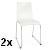 Easy Chair Stapelstuhl 2 St�ck wei�