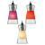PURE GLASS Pendelleuchte wei�/rot/violett