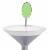 MANHATTAN Barhocker Sitz wei� / Olive gr�n