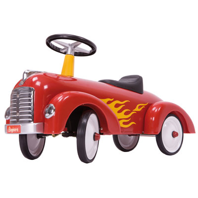 Baghera Kinderauto Speedster Flammen rot