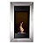 SQUARE FLAME VERTICAL Wandkamin / Biokamin Edelstahl