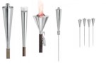 Orchos Gartenfackel, Hersteller Blomus, Design von Fl�z Industrie Design