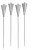 Orchos Gartenfackel 4er-Set Mini incl. Erdspiess