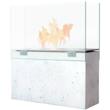 MURO STONE Ethanol Standkamin mit Sicherheitsglas
