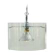 TUBO Pendelleuchte, 1 Glaszylinder klarglas � 30 cm