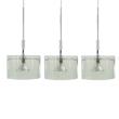 TUBO Pendelleuchte, 3 Glaszylinder klarglas � 30 cm