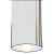 NEW PIPE Pendelleuchte � 11 cm, 1 Zylinder, Aluminium silberfarben