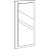 Starlett 3 Wandspiegel 42x91 cm Sicherheitsglas satiniert