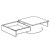 TRESOR 1 Wandkonsole Glas anthrazit Achse links