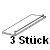 Regalboden 3er-Set f�r YALOU Edelstahl