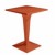 TOY Tisch / Gartentisch rot (R4)