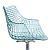 Meridiana Barhocker hellblau (B1)