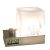 ESPRIT LIGHT CUBE Tischleuchte metall satin/Glas wei�