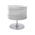 ESPRIT LOOPING Tischleuchte chrom Textilschirm wei�