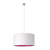 ESPRIT FUCHSIA Pendelleuchte chrom Textilschirm au�en wei�, innen pink