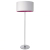 ESPRIT FUCHSIA Stehleuchte chrom Textilschirm au�en wei�, innen folie pink