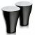Thermotasse 2er-Set im Geschenkkarton black 22 cl