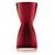 Florentine Vase 26 cm rot/wei�