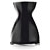 Florentine Vase 20 cm schwarz/wei�