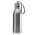 Thermo Wasserflasche Edelstahl geb�rstet grau 1 L