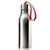 Thermo Wasserflasche Edelstahl poliert rot 1 L