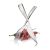 Grillbesteck Messer und Gabel Set