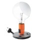 LAMPIDANA Tischleuchte, Basis Aluminium eloxiert orange