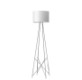RAY F2 Stehleuchte, Schirm Glas grau