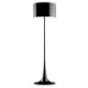 SPUN LIGHT F Stehleuchte schwarz gl�nzend