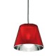 ROMEO BABE K S Pendelleuchte, Schirm Aluminium rot, mit Stromschiene