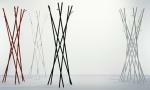 MIKADO freistehende Garderobe 180 cm, Hersteller FORMvorRAT, Design von Dieter de Haas
