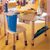 Kinderschreibtisch SKRIBBEL Birke/Buche h�henverstellbar
