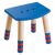 Hocker f�r Spieltisch h�henverstellbar blau