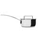 All Steel Stielkasserolle mit Deckel 2,5 Liter, � 18 cm