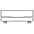 Long Horn Excess Schlafsofa Textilleder grau