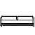 BIFROST Schlafsofa inkl. Armlehnen Textilleder wei�