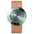 ISSEY MIYAKE TO SILAN005 Edelstahl hochglanzpoliert mit Lederarmband hell