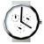 ISSEY MIYAKE Armbanduhr TWELVE SILAP010 Edelstahl / wei� / Leder grau