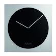 Wanduhr 318 Jacob Jensen silber/schwarz