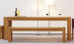 Tisch Valentino Eiche massiv ge�lt, Hersteller Jan Kurtz, Design von Jan Kurtz