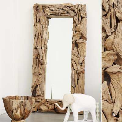 DINGKLIK Spiegel recycletes Teak