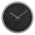 Karlsson Wanduhr Giant embossed numbers plastic black