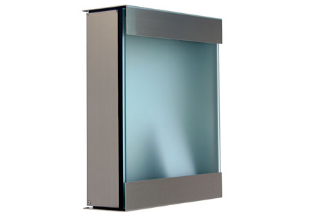 Glasnost Briefkasten mit Glas