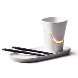 Schokoladen-Fondue Set 4-tlg Jakob Wagner