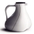 Schwarze Kontur Kaffeekanne, 2.0 Liter