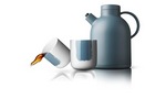 Kettle Thermoskanne (1 L) mit 2 Thermosbecher, Hersteller Menu Design, Design von Menu Design